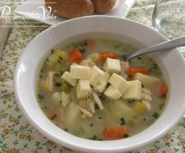 Sopa de Pollo y Vegetales o Chupe
