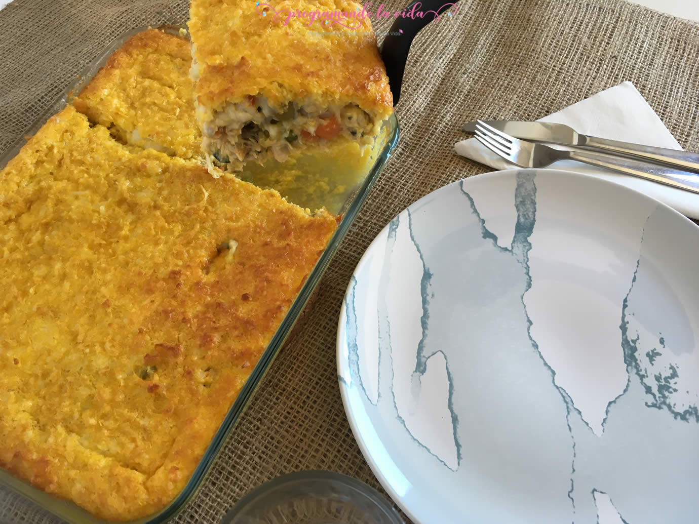 Torta de Maiz Rellena o Chalupa Venezolana-F